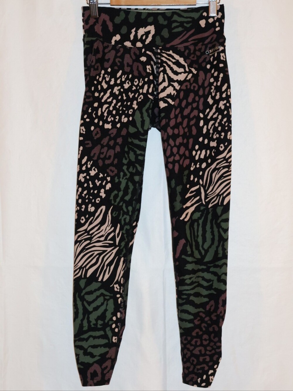 Calvin Klein Performance High-Rise Animal Print Leggings.